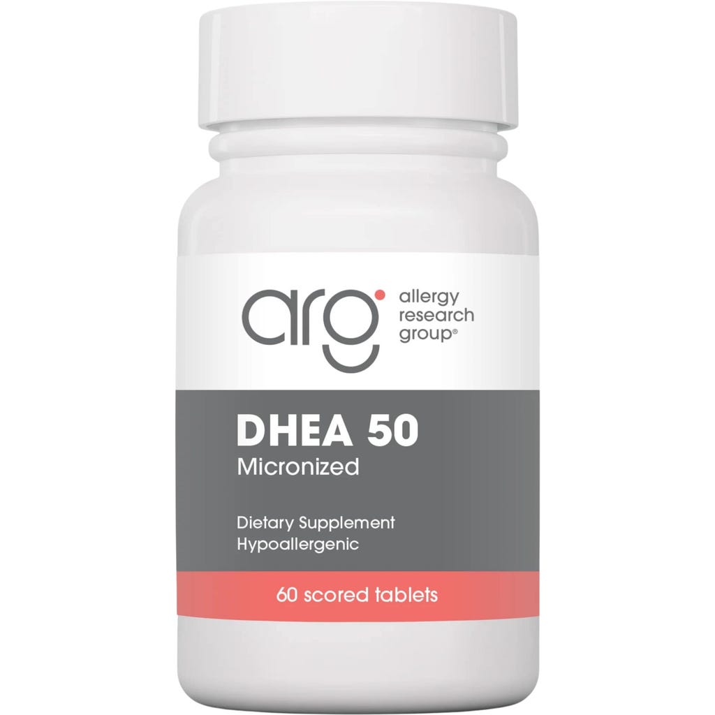 Horbäach DHEA 50mg 150 Tablets | Non-GMO, Gluten Free - Foto 4