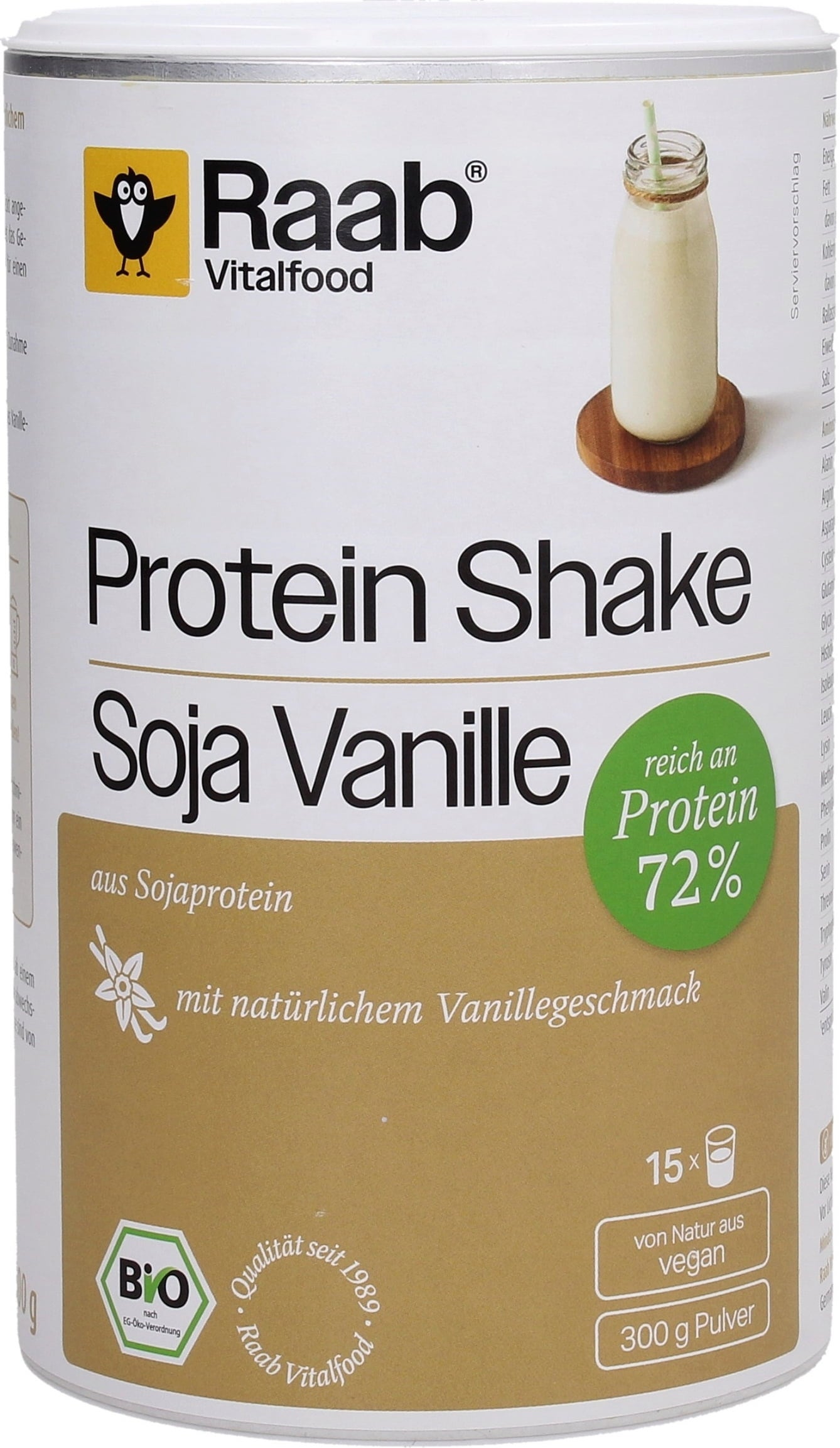 Raab Vitalfood Protein Shake Bio - Baunilha