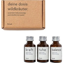 kruut Kraft, Ruhe & Balance - Oxymel Trial Set - 45 ml