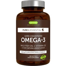 Super Concentrated Omega-3 Wild Fish Oil & Vitamin D