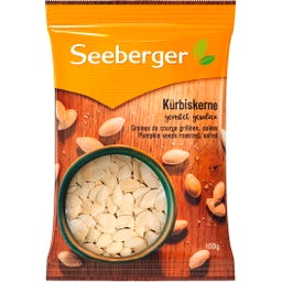 Seeberger Graines de Courge Grillées, Salées - 100 g