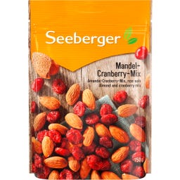 Seeberger Mešanica mandljev in brusnic - 150 g