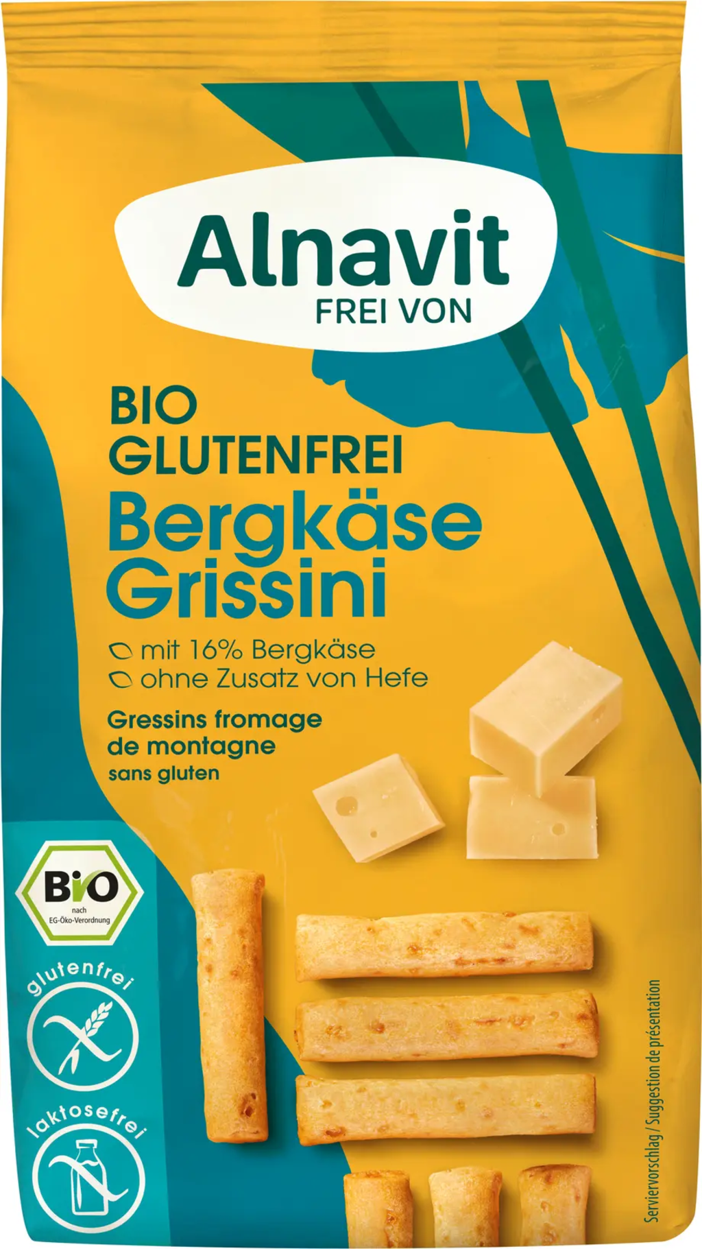Alnavit Bio Grissini de Queijo da Montanha