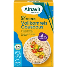 Alnavit Bio kuskus z ryżu pełnoziarnistego - 300 g