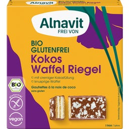 Alnavit Organic Coconut Wafer Bars - 75 g