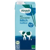 Alnavit Organic Lactose-Free UHT Milk, 3.5% Fat