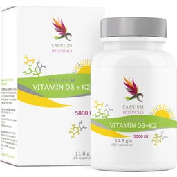 Carnium Botanicals Vitamin D3+K2 - 30 Kapseln