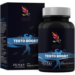 Carnium Botanicals Natural Testo Boost - 120 Kapseln