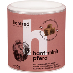 Snacks Mini con Caballo y Cáñamo - Para Perros - 90 g