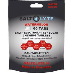 Žvýkací tablety se solí a elektrolyty, 60 ks - Watermelon