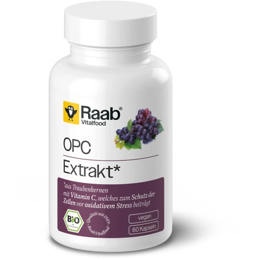 Raab Vitalfood OPC Extrakt Bio - 60 Kapseln