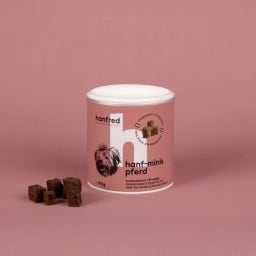 Mini konopljini piškoti s konjem - za pse - 90 g