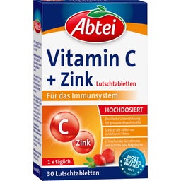 Abtei Vitamin C + Zink - 30 Lutschtabletten
