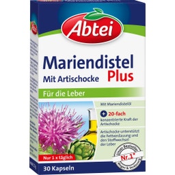 Abtei Mariendistel Plus mit Artischocke - 30 Kapseln
