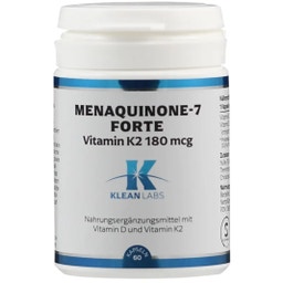KLEAN LABS Vitamin D3 & K2 forte Menaquinon - 60 Kapseln