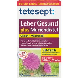 tetesept Zdrava jetra Plus s pegastim badljem - 30 tabl.