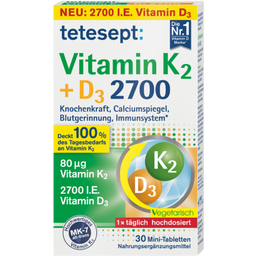 tetesept Vitamin K2 + D3 2700 - 30 Tabletten