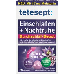 tetesept Spanje + nočni počitek - 30 tabl.