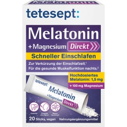 tetesept Melatonin + Magnesium Direkt Sticks - 20 Beutel