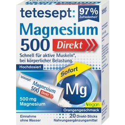 tetesept Magnezij 500 - Direkt Sticks - 20 vreč.