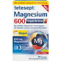 tetesept Magnezij 600 - TripleAction - 30 tabl.
