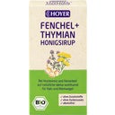 Sciroppo a Base di Miele Bio - Finocchio + Timo, 250 g