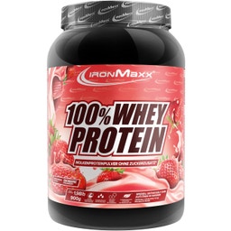 ironMaxx 100% Whey Protein - 900g - Fresa