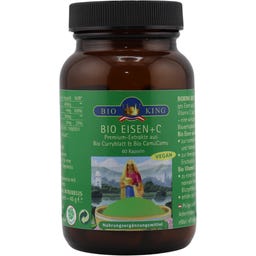 BioKing Żelazo organiczne + C - 60 kapsułek