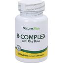 Nature's Plus B-Complex with Rice Bran - 90 comprimidos