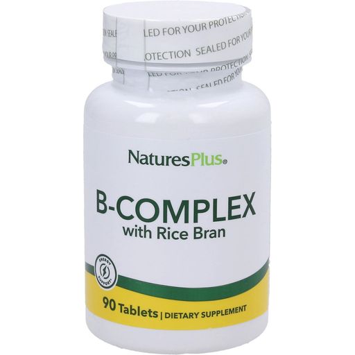 Nature's Plus B-vitamin komplex rizskorpával - 90 tabletta