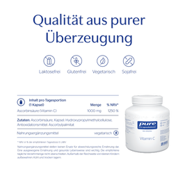 pure encapsulations Vitamin C - 250 Kapseln