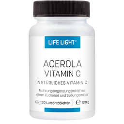 Life Light Acerola vitamín C - 120 cucacích pastilek
