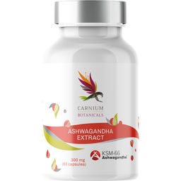 Carnium Botanicals Ashwagandha Extract KSM66 - 60 kapsułek