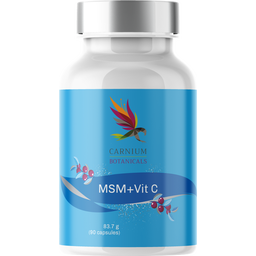 Carnium Botanicals MSM + Vitamin C - 90 cápsulas