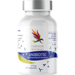 Carnium Botanicals Unibiotic Saccharomyces Boulardii - 30 Capsules