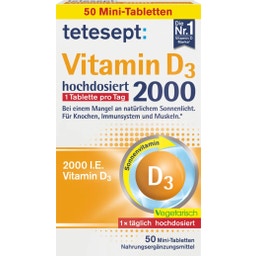 tetesept Vitamine D3 2000 - 50 comprimés