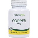 Nature's Plus Copper 3 mg - 90 tablets