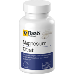 Raab Vitalfood Citrát hořečnatý - 75 kapslí