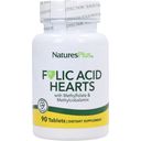 Nature's Plus Folic Acid Hearts - 90 comprimés