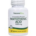 Nature's Plus Pantothenic Acid 1000 mg S/R - 60 Tabletter