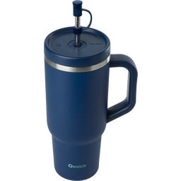 Qwetch Isotherme Inox Travel Cup - Mat - 900ml - Midnight blue
