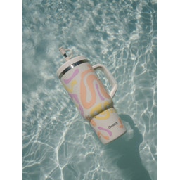 Insulated Travel Cup Inox - Waves - 900 ml