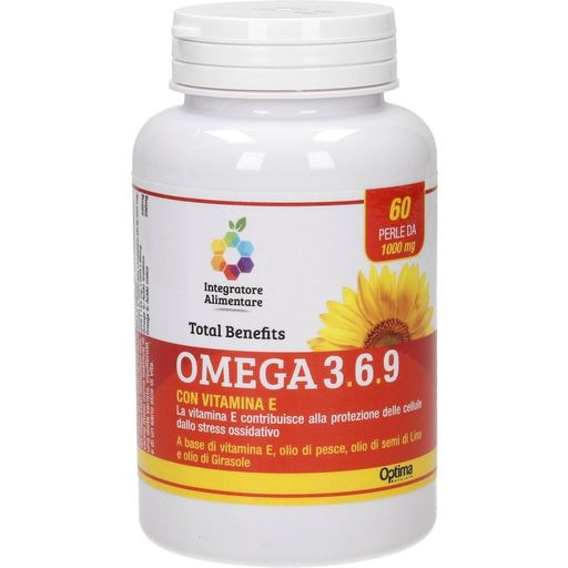 Optima Naturals Omega 3 - 6 - 9 Komplex - 60 Kapseln