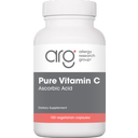 Allergy Research Group® Pure Vitamin C Kapseln - 100 Cápsulas vegetais