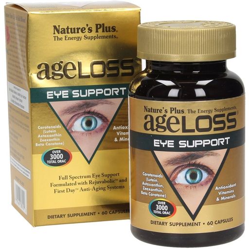 Nature's Plus AgeLoss Eye Support - 60 cápsulas vegetales