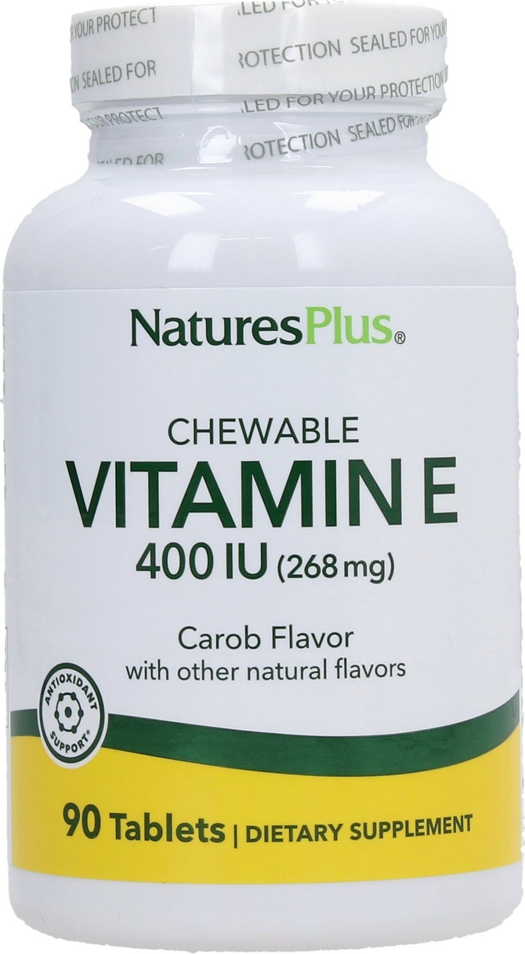 Nature's Plus Vitamin E 400 IU Kautabletten