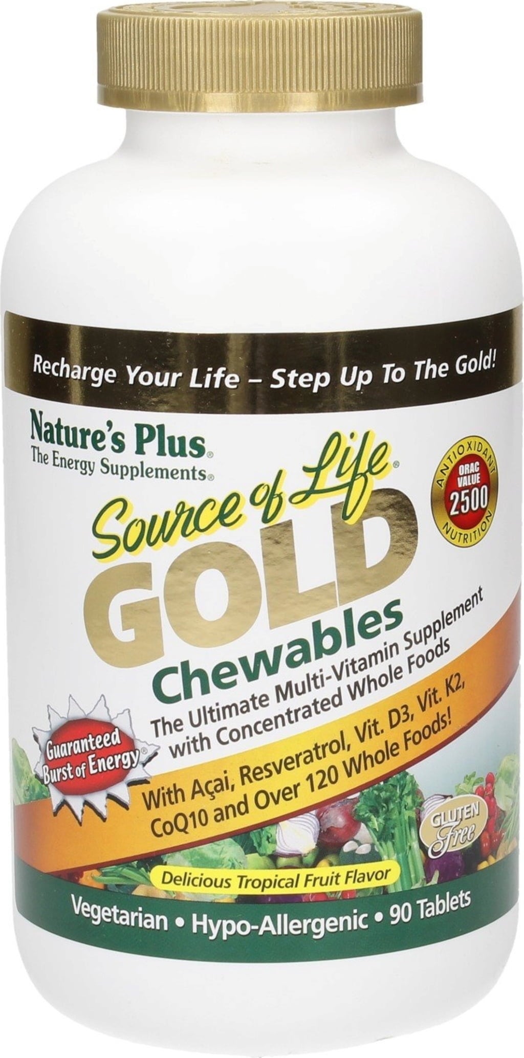 Nature's Plus Source of Life Gold tablete za žvakanje
