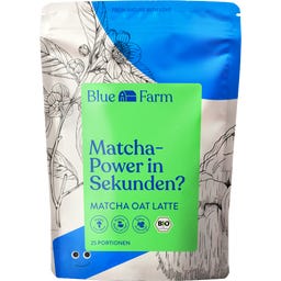Blue Farm Bio Matcha zabos latte alap - 300 g
