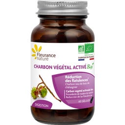Fleurance Nature Charbon Actif Bio - 60 gélules