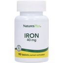 Nature's Plus Iron - Željezo 40 mg - 90 tablet